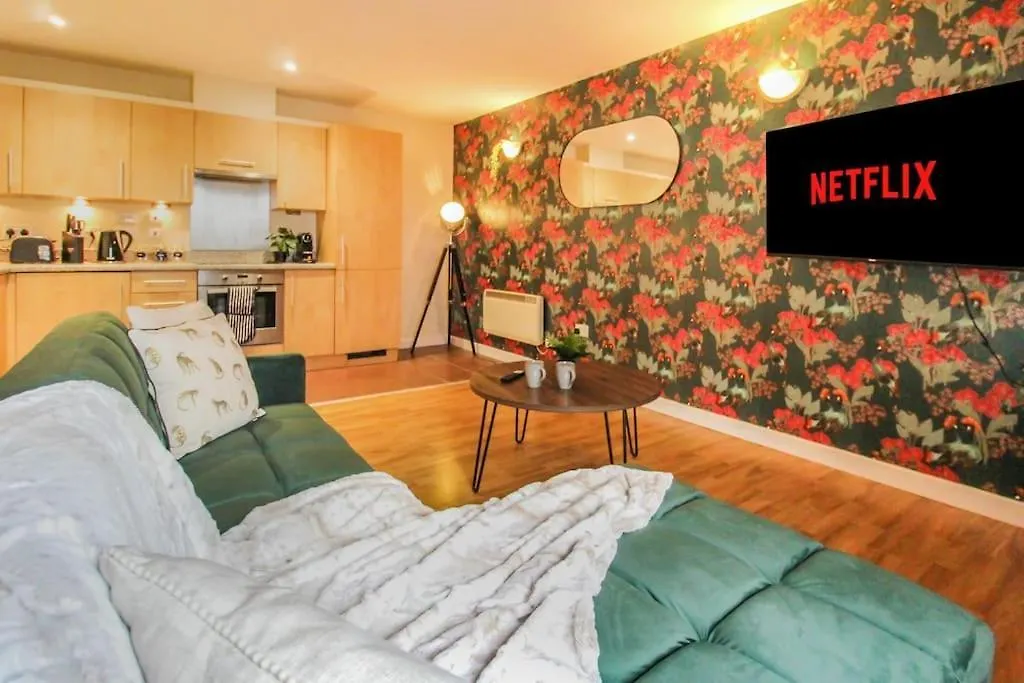 Luxurious 1 Bed Apartment With Free Parking Nottingham 0*,